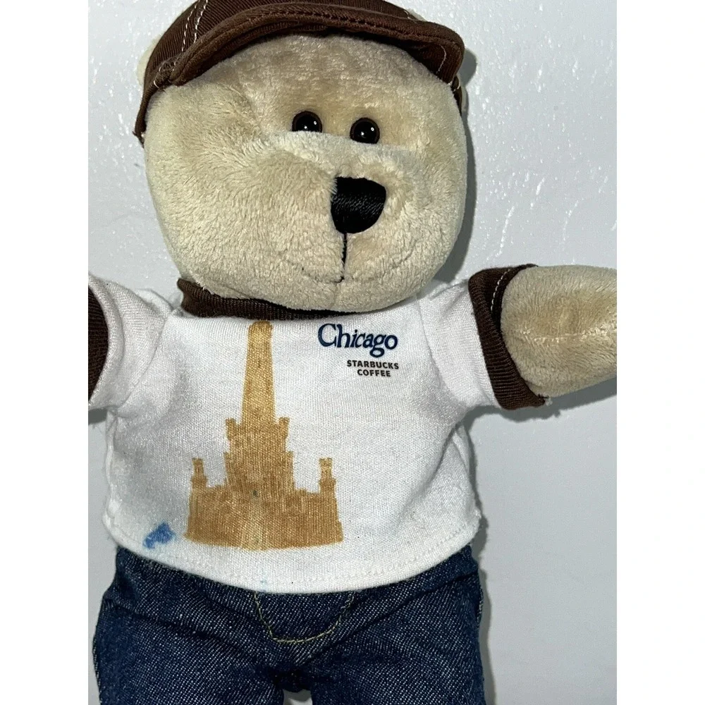 Starbucks Destination‎ Series 2009 Chicago Bearista Bear Teddy Bear Plush.